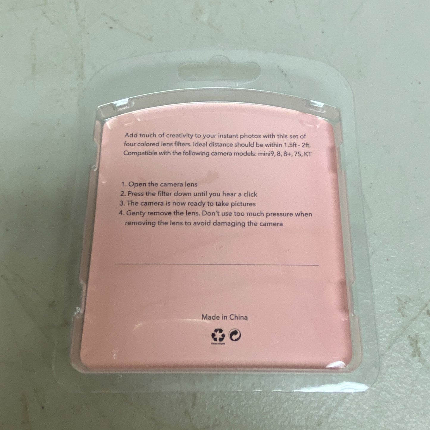 DigiPower Instant Camera Accessory Kit for Fujifilm instax mini 9 & 7s, White