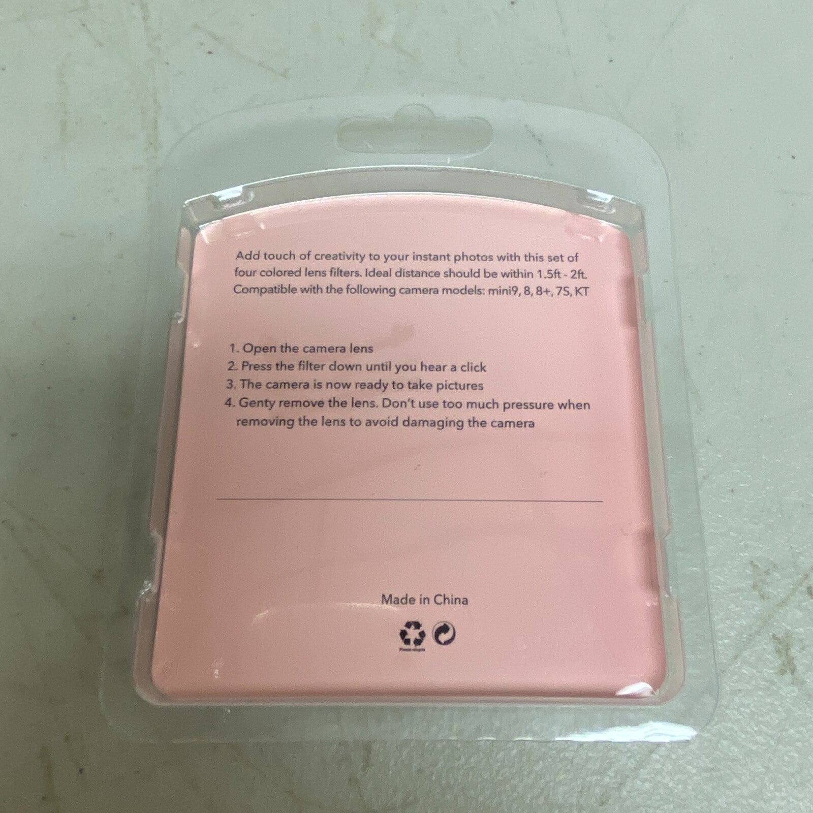 DigiPower Instant Camera Accessory Kit for Fujifilm instax mini 9 & 7s, White