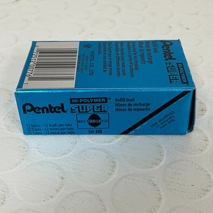 Pentel Super Hi-Polymer Lead Refill (0.7mm) Medium, HB (50-HB) 2 packs 24 Tubes