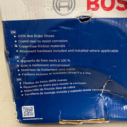 BOSCH BS758 Blue Parking Brake Shoe Set for Subaru Baja, Legacy, Outback
