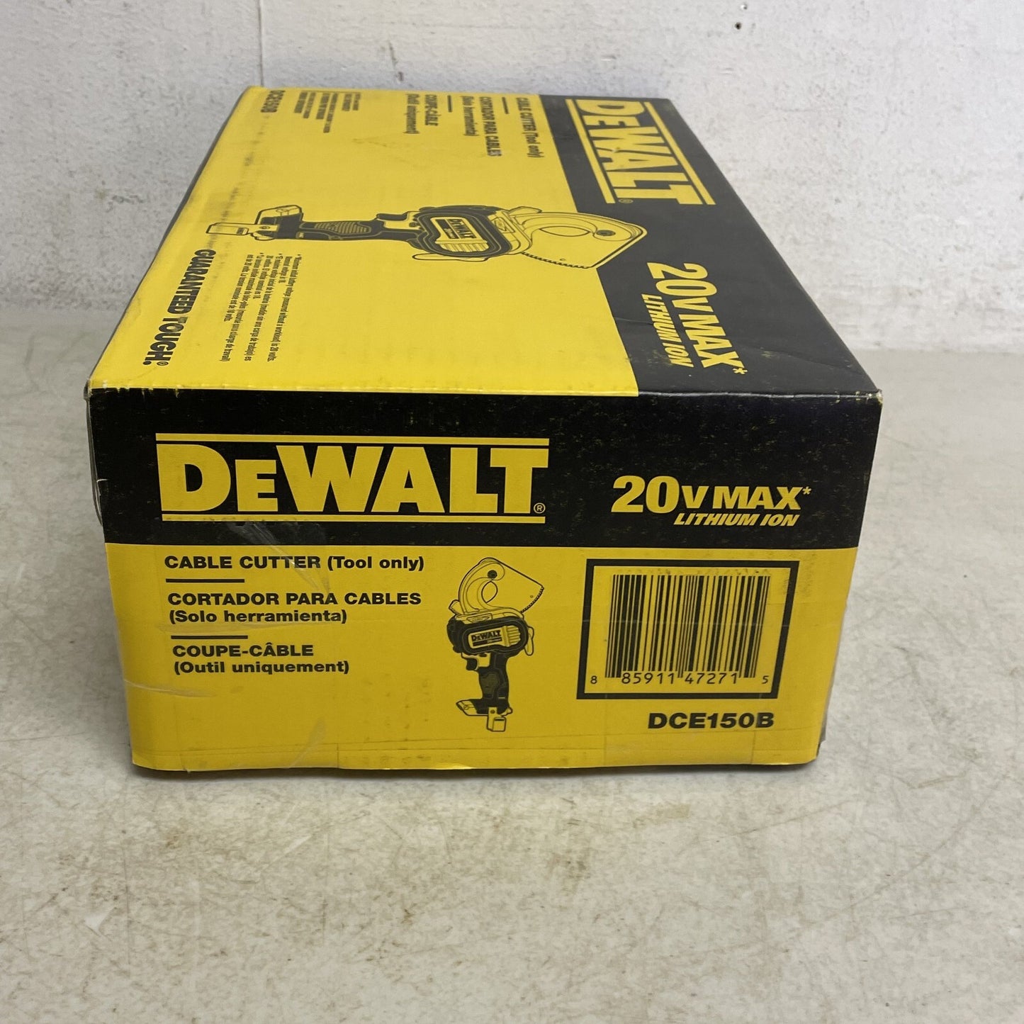 DeWalt DCE150B 20V MAX 750MCM Cu/11000 MCM Al Cordless Cable Cutting Tool, Bare