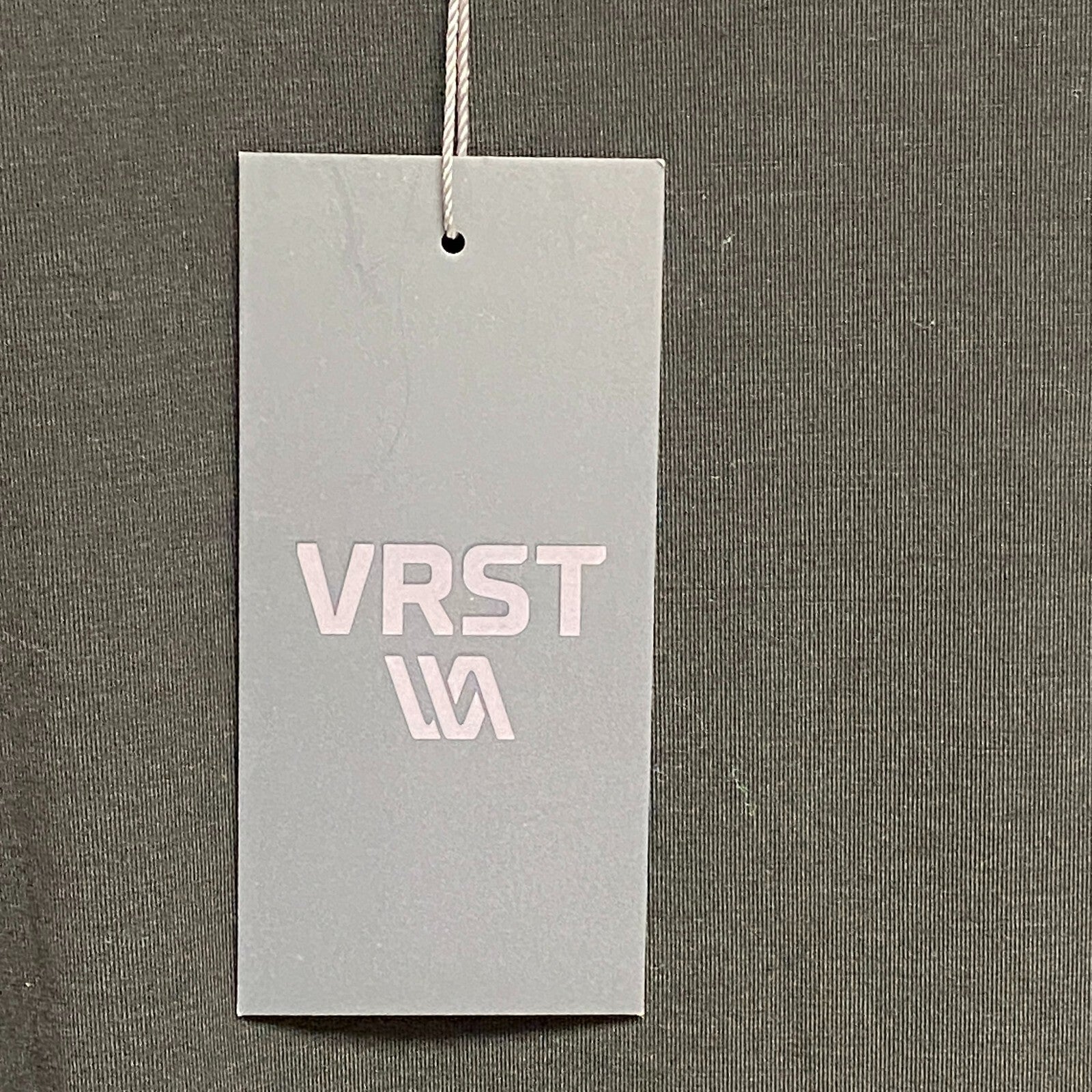 VRST Mens Core Tee Pure Black Solid Short Sleeve Crew Neck Summer MAX200391