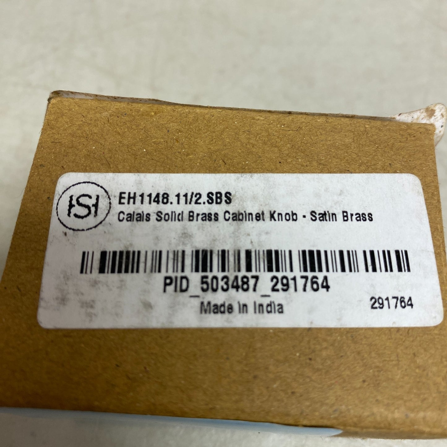 Signature Hardware Calais Solid Brass Cabinet Knob Satin Brass SH287753