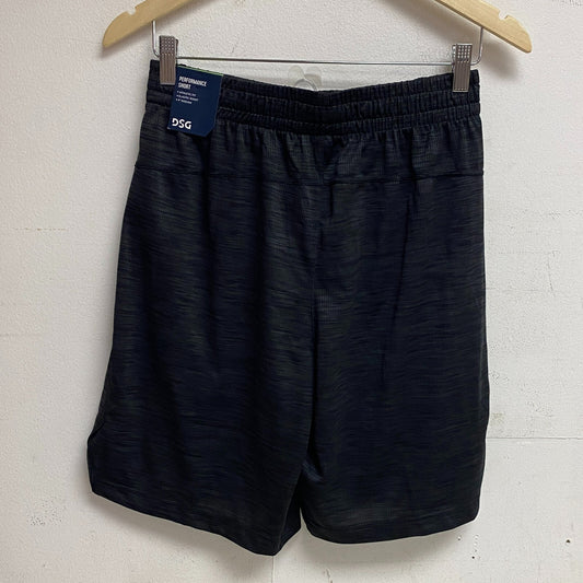 DSG Mens 9 in Novelty Textured Training Short Pure Black/Asphalt DAM20114N