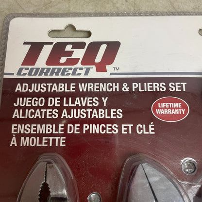 TEQ Adjustable Wrench & Pliers Set TQ435