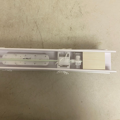 ALLEN + ROTH 2 IN ROOM DARKENING CORDLESS FAUX WOOD BLIND WHITE 29 IN X 64 IN