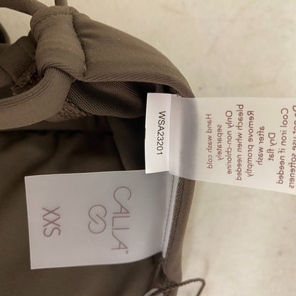 Calia Women's Triangle Bikini Top Coffee Grounds WSA23201