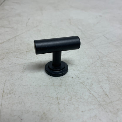 Signature Hardware 1-3/4" Colmar Brass T Knob in Black SH553067BLK