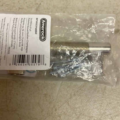 Amerock Bronx 3-3/4 Inch Center to Center Bar Cabinet Pull - Polished Nickel /..