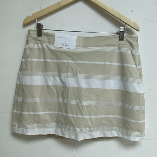 Lady Hagen Womens 16" Yarn Dye Skort Tortilla/White Plaid Stylish WGH17448