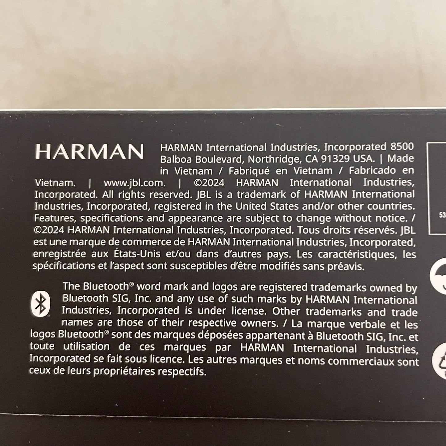 JBL Charge 6 Black Portable Bluetooth Waterproof Speaker Power bank NEW!!