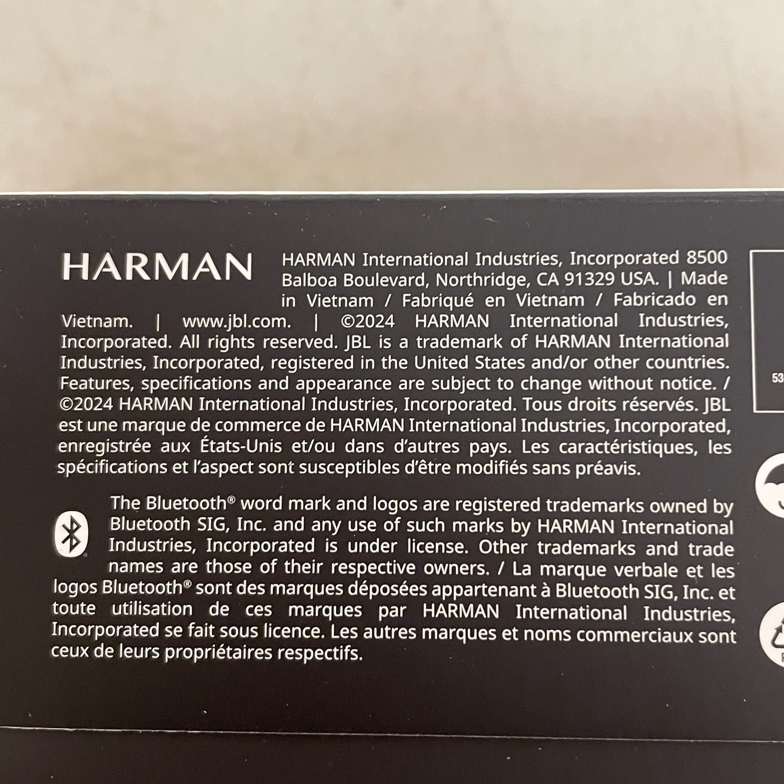 JBL Charge 6 Black Portable Bluetooth Waterproof Speaker Power bank NEW!!