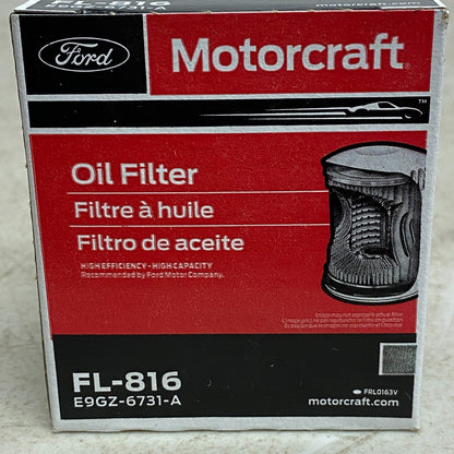 Ford Motorcraft High Quality Oil Filter FL-816 (12 pack) E9GZ-6731-A New!
