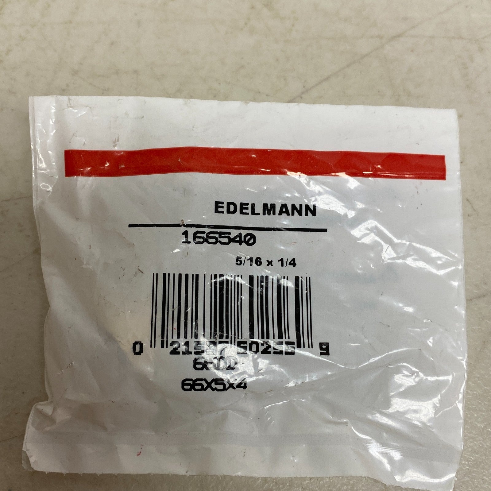 Edelmann 166540 Brass Compression Fitting 5/16″ Tube × 1/4-18 Thread (Single)