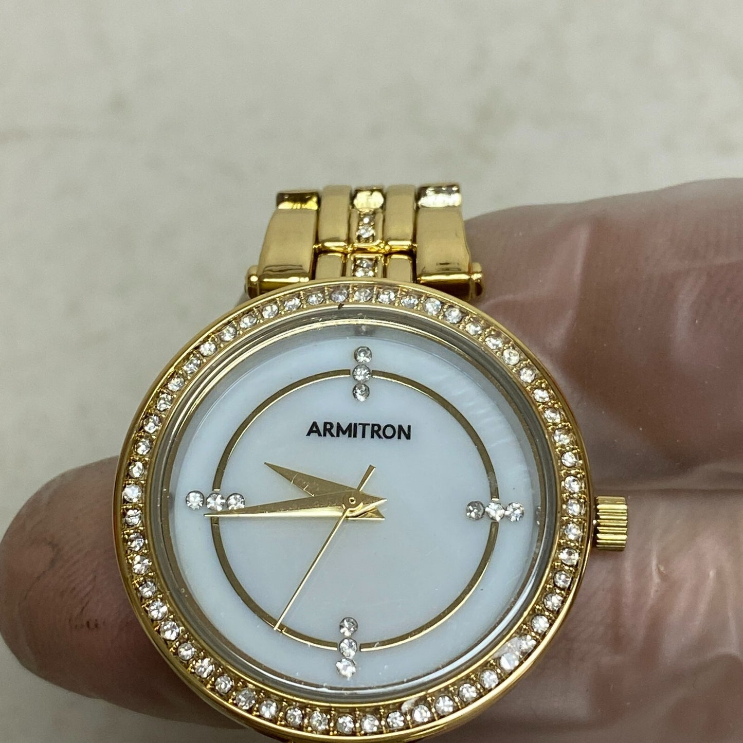 Armitron Women's Genuine Crystal Accented Bracelet Watch, 75/5803