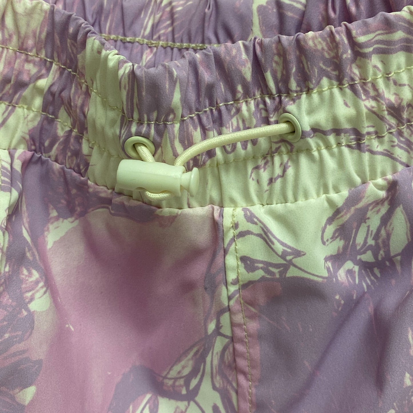 Alpine Design Women's Large Elastic Waist Woven Shorts Orchid Floral ADW13805P