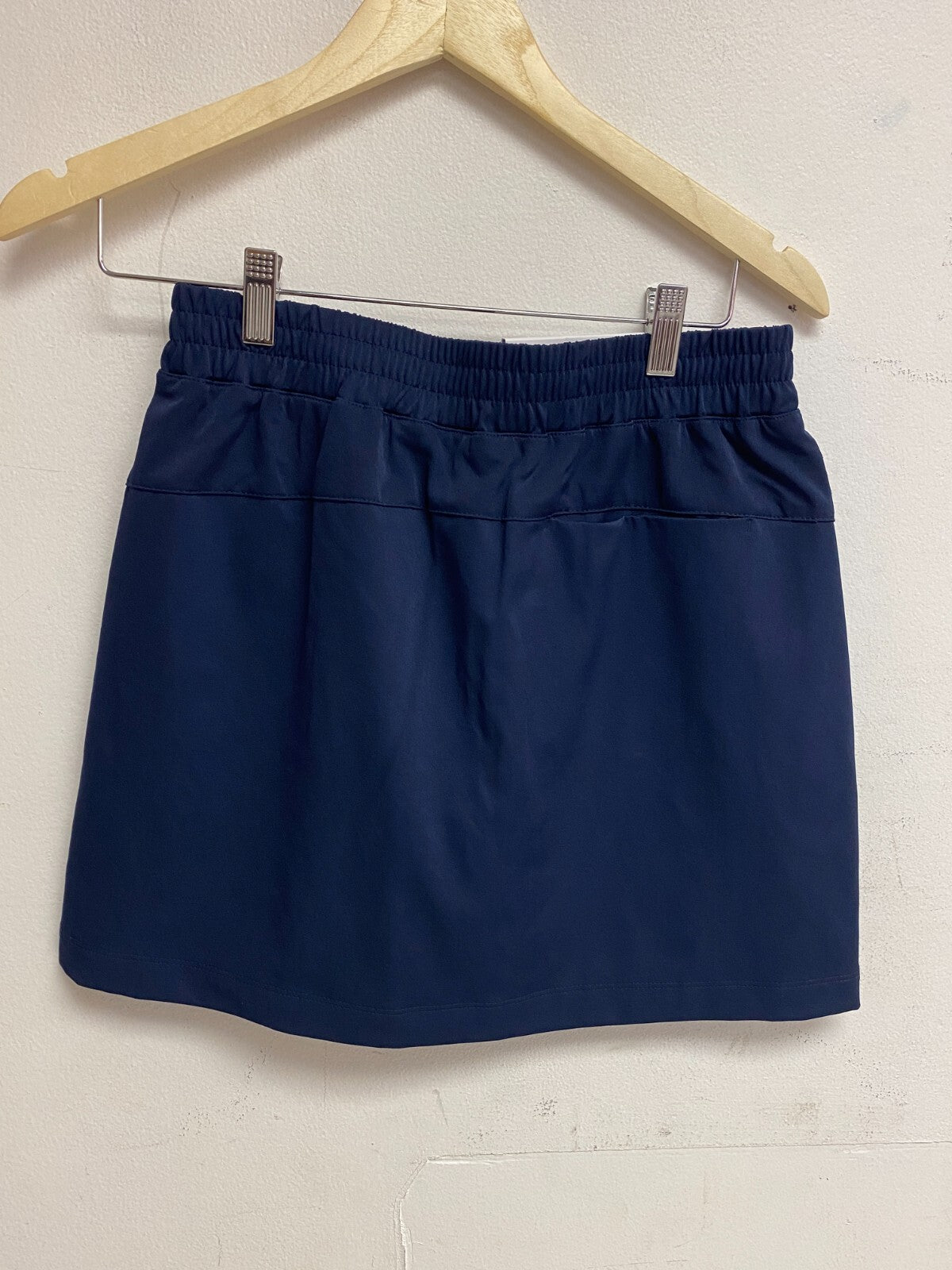 DSG Walter Hagen Women's 16â Perforated Golf Skort Navy Blue Polyester Spandex