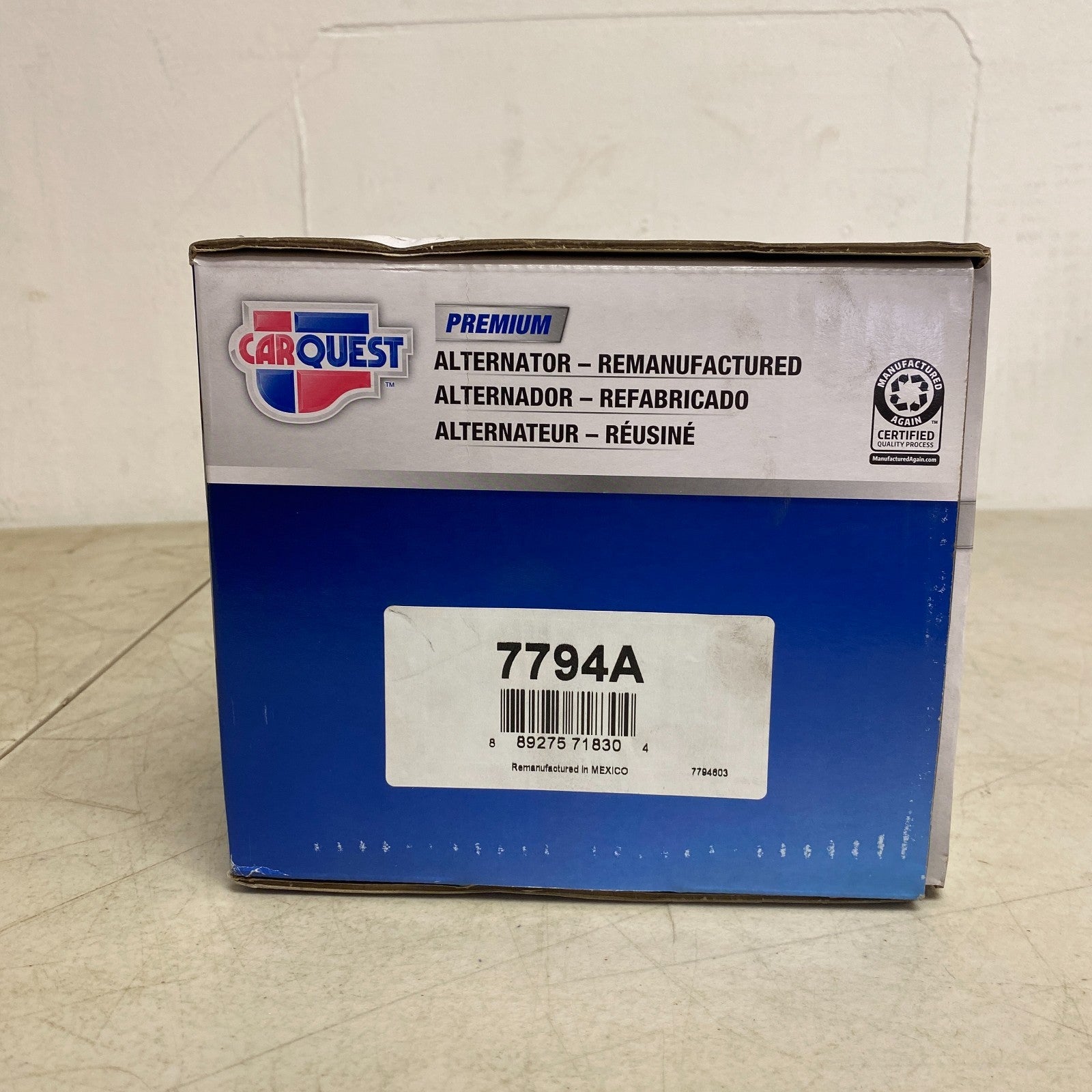 CARQUEST Premium Alternator 95 A Clockwise Rotation Model 7794A