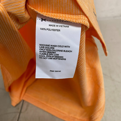 DSG Men's Movement Muscle Tank Top Cantaloupe / Pure White Sleeveless DAM12115