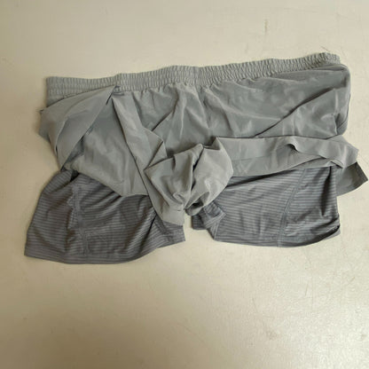 VRST Mens Accelerate Running Shorts Silver Shadow 7" Inseam Lined Stretch MAX200
