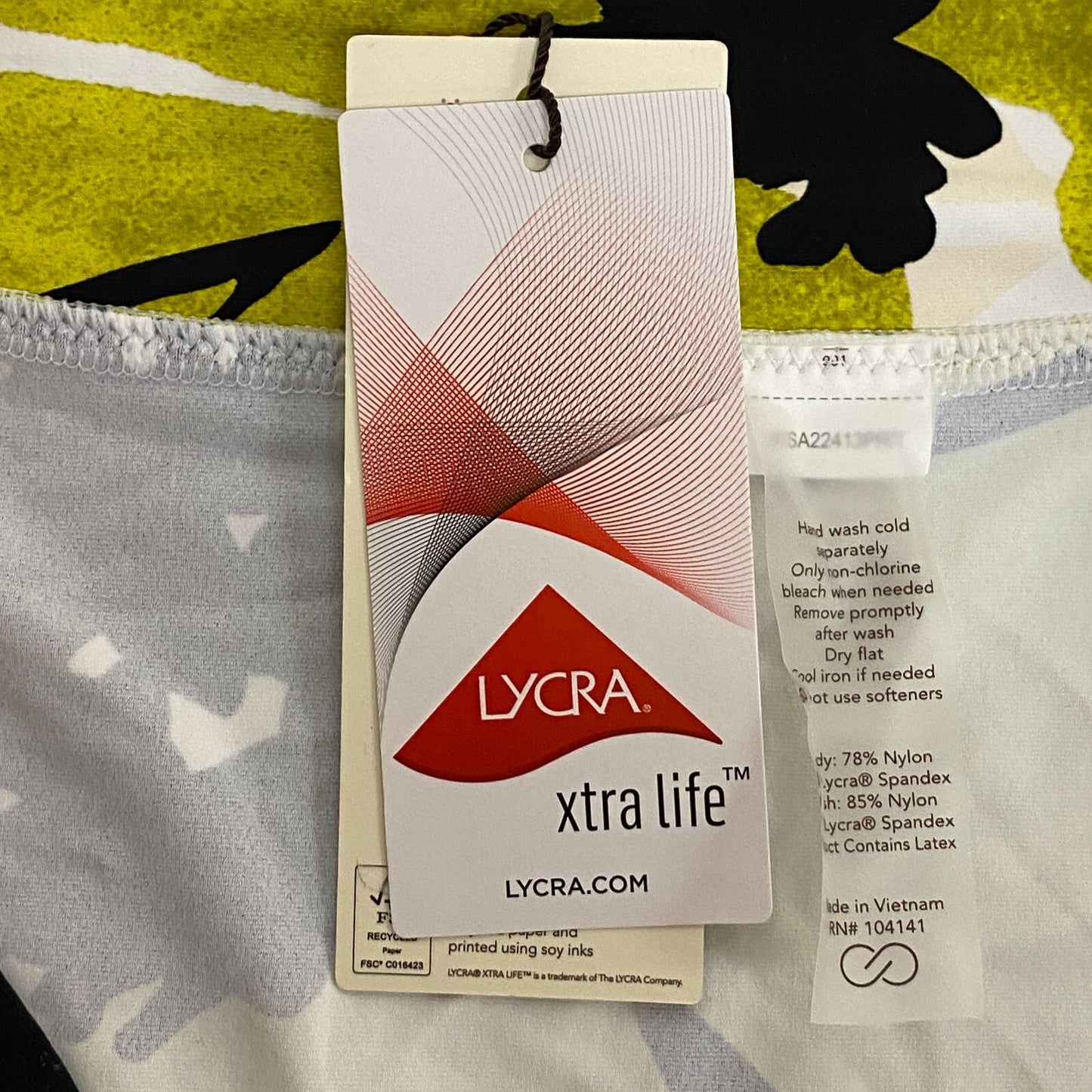 Calia Women's Swim Collection High Rise Floral Skirt Green Multi WSA22413PRT