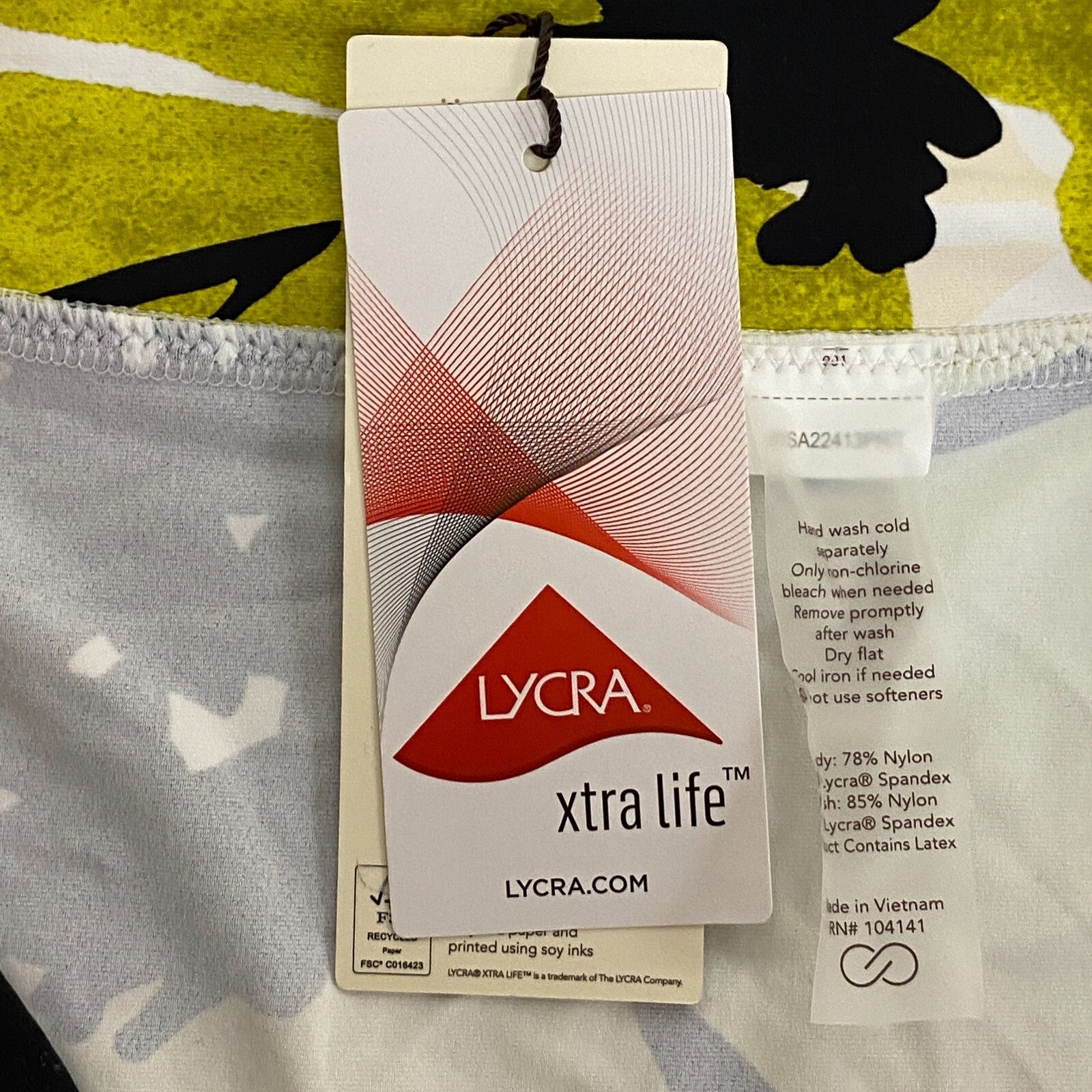 Calia Women's Swim Collection High Rise Floral Skirt Green Multi WSA22413PRT