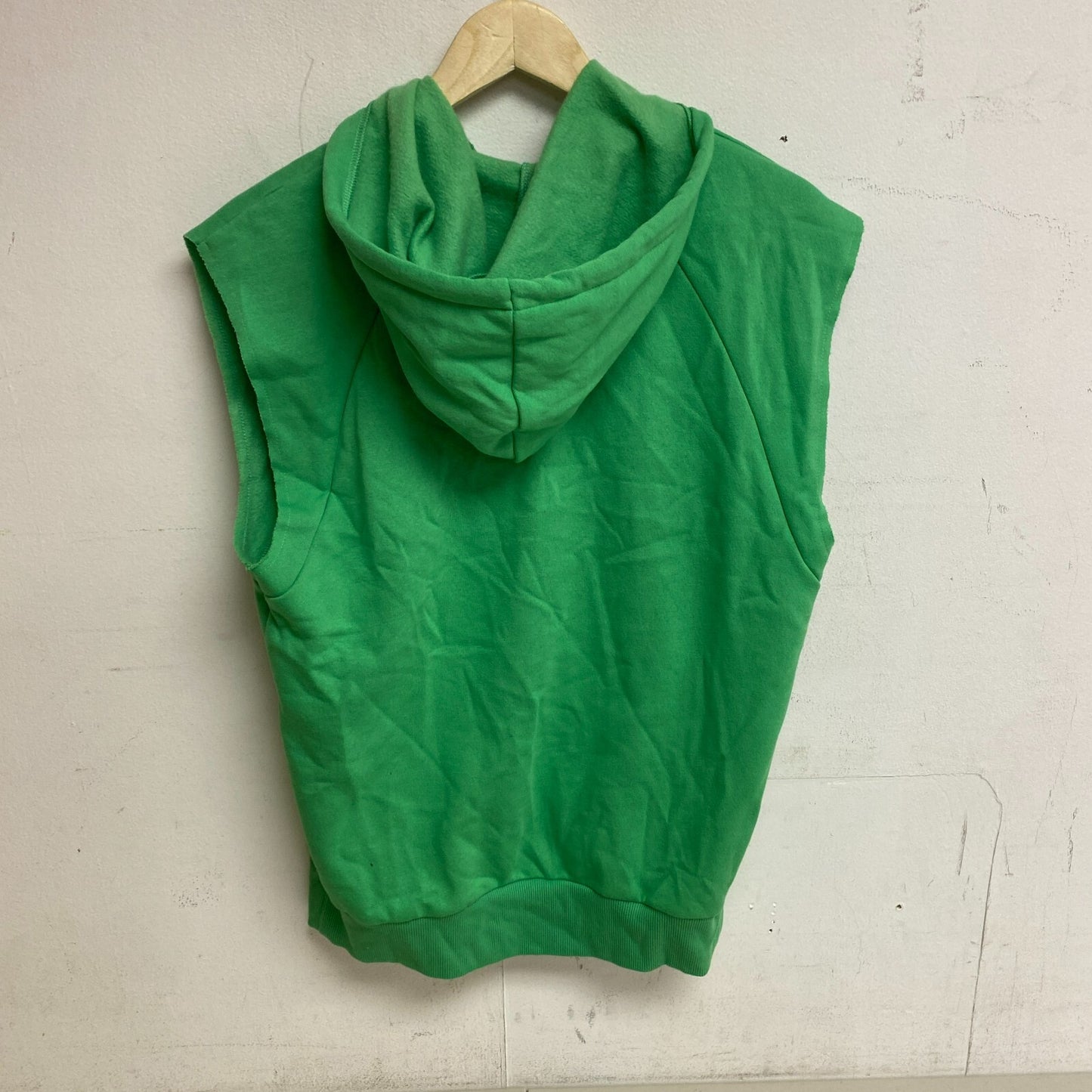 DSG WOMENS FAVORITE FLEECE SS ZIP SLIME GREEN Solid  DAM13410