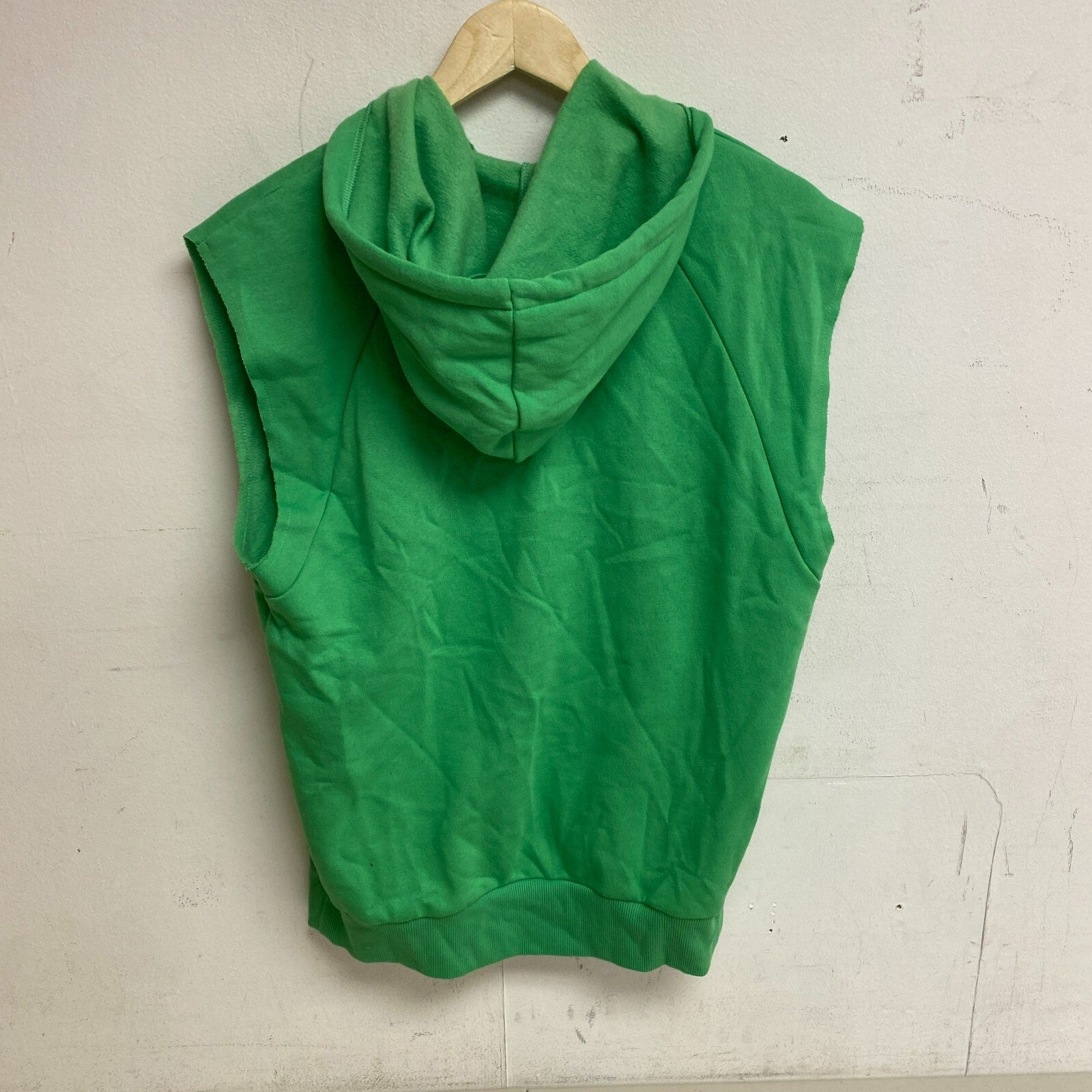 DSG WOMENS FAVORITE FLEECE SS ZIP SLIME GREEN Solid  DAM13410