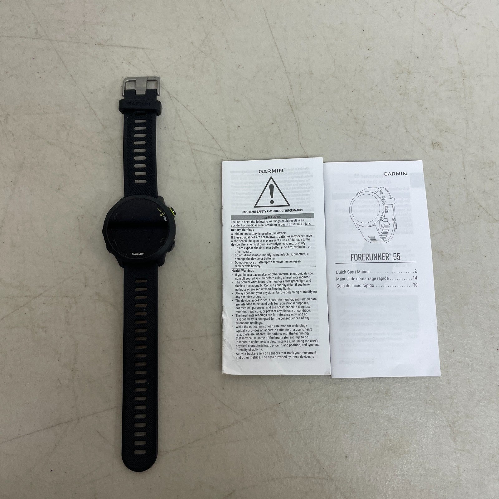 Garmin Forerunner 55 Wrist Based GPS Smartwatch Activity Tracker 010-02562-00