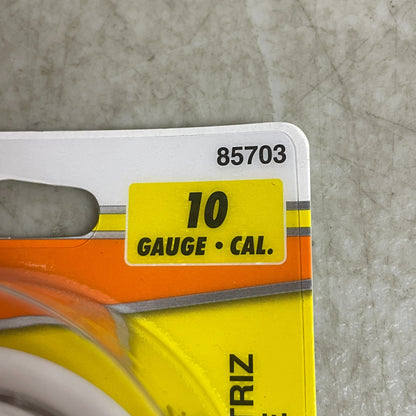 Dorman 10-Gauge White Primary Wire 8ft Automotive Stranded 2 Pack 85703