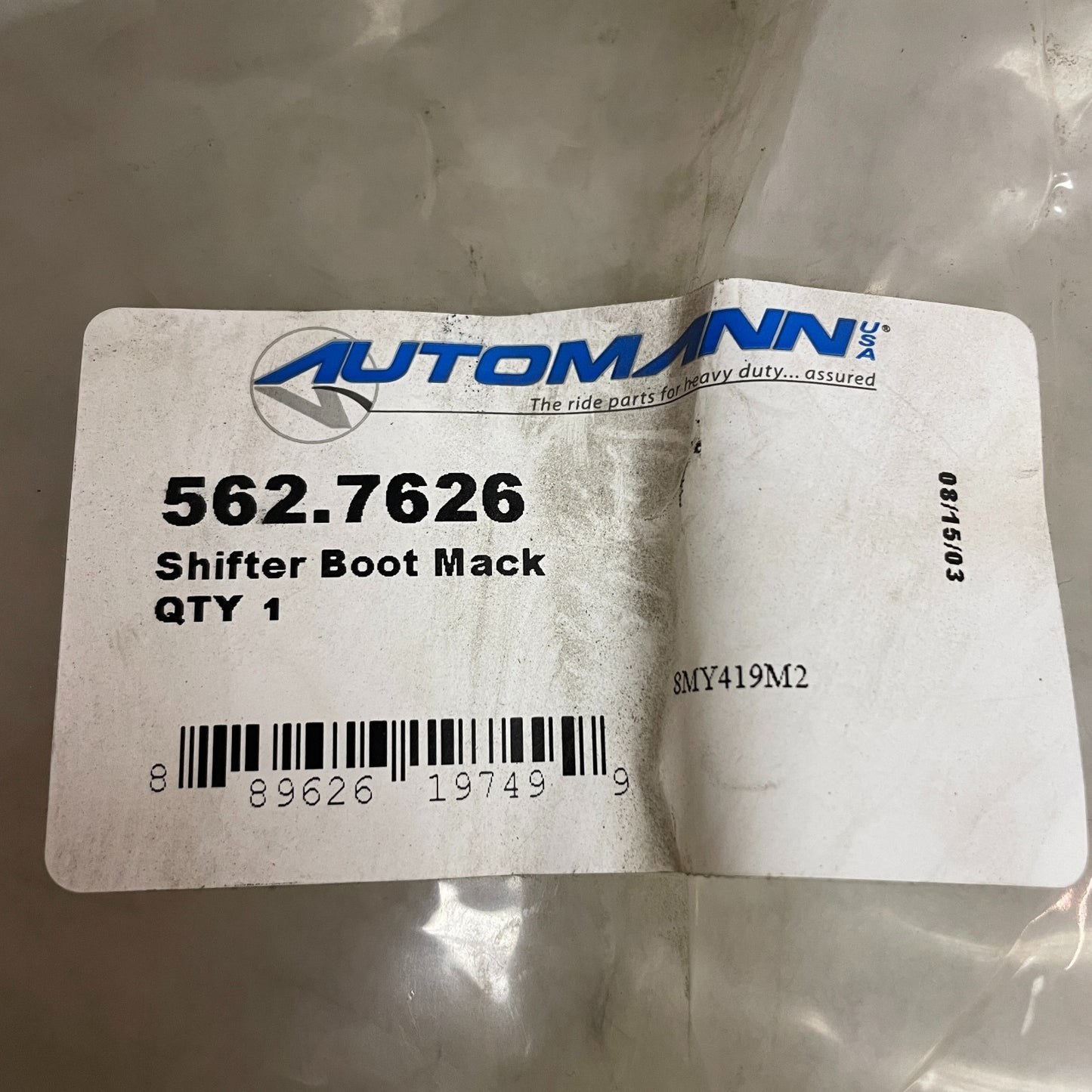 Automann Mack Transmission Shifter Boot Part 562.7626