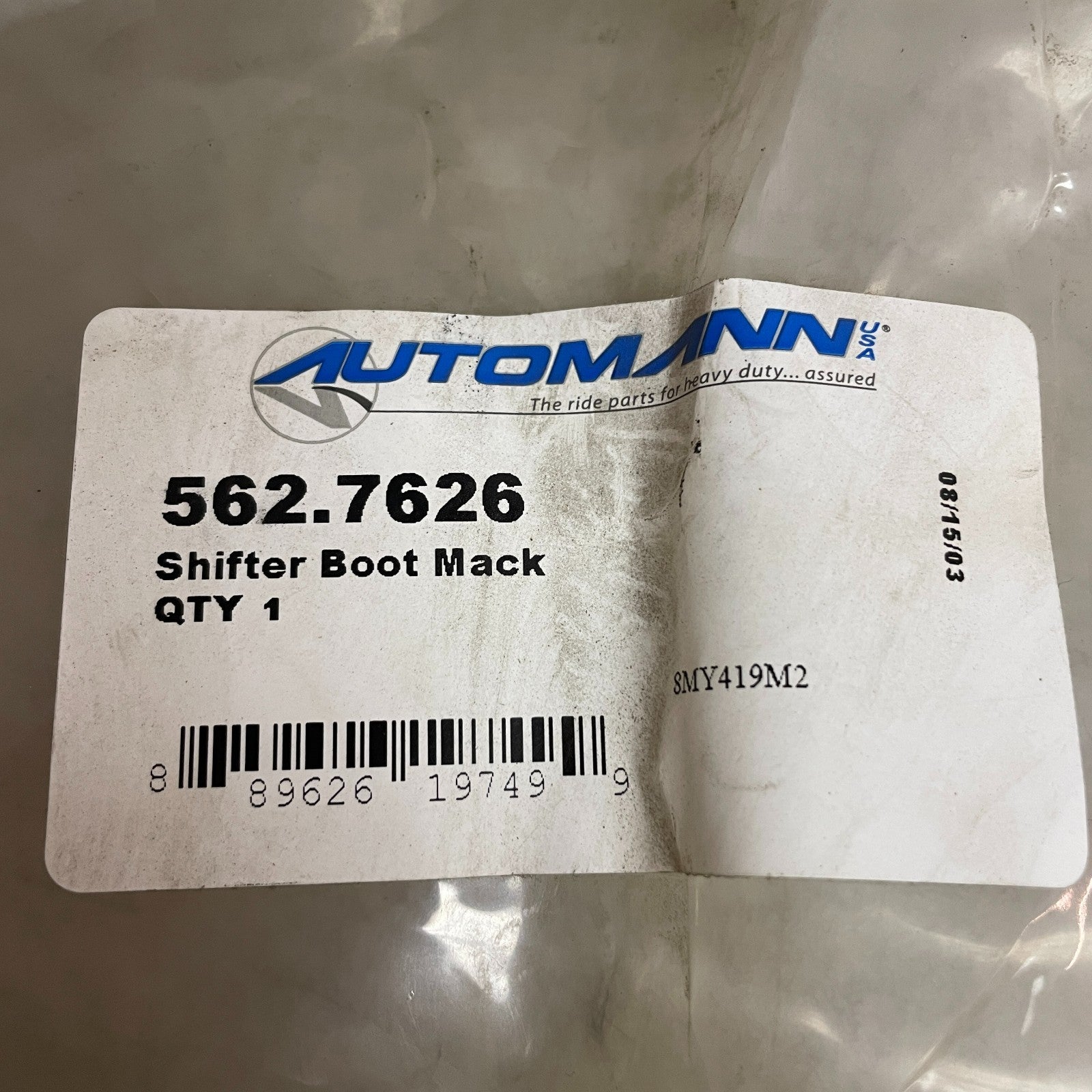Automann Mack Transmission Shifter Boot Part 562.7626
