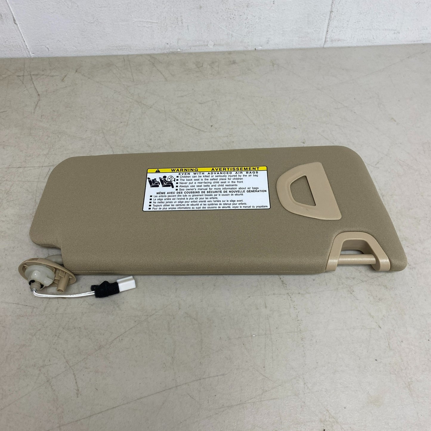 Honda Sun Visor Driver Side Tan Mirror Light Accord 2008-2012 Factory Style