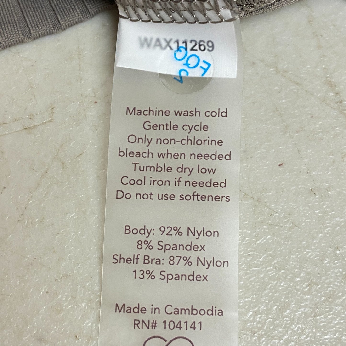 Calia Women's Trendy Striped Cut Out Ribbed Tank Top Dark Grey WAX11269 New