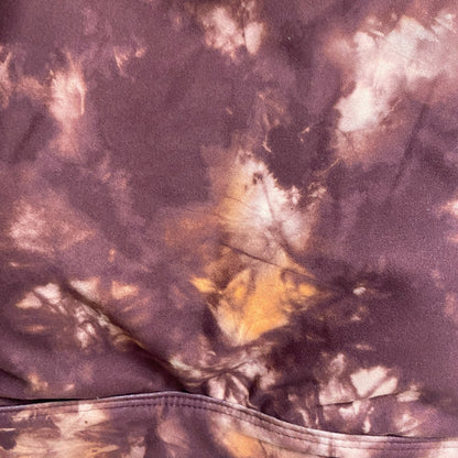 DSG Women's High Neck Bra Splotch Dye Burgundy High Neck DAW22704PRT