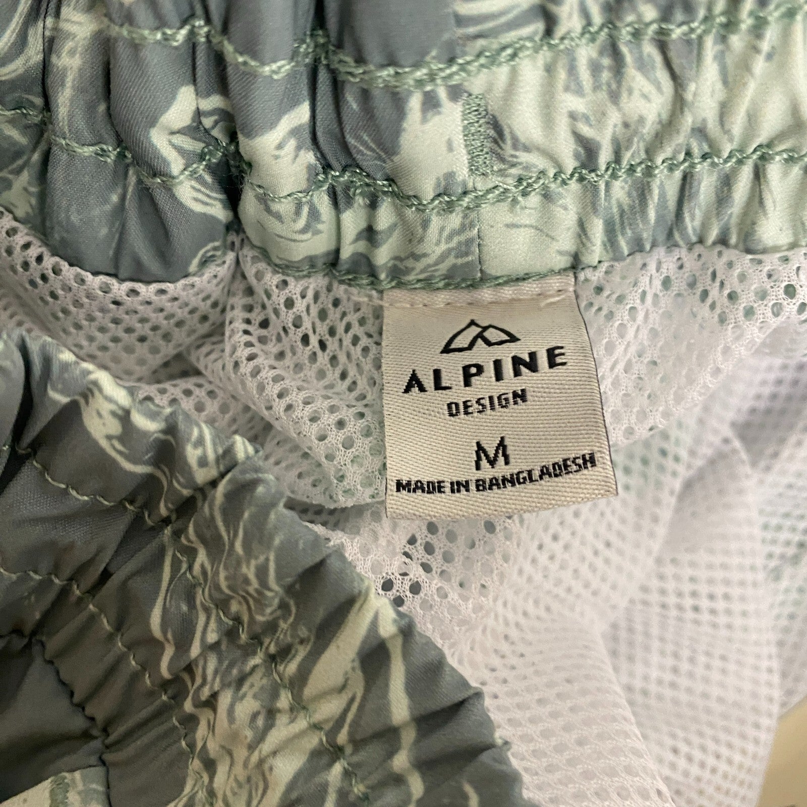 Alpine Design Woven Shortie PRT Mineral Jade Print ADW13805P