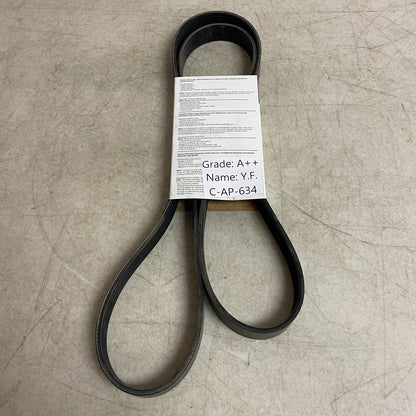 Driveworks Poly-Rib Serpentine Belt 64.5 Inch 6-Rib EPDM Model 645K6