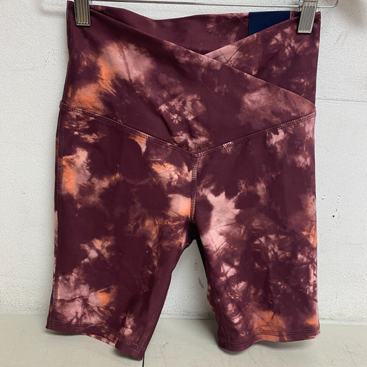 DSG Women's Momentum CrossOver Front Bike Short Splotch Dye Burgandy DAW22311PRT