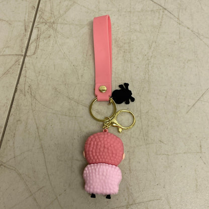 Assorted Silicone One Piece Keychain with Donquixote Doflamingo Accessory