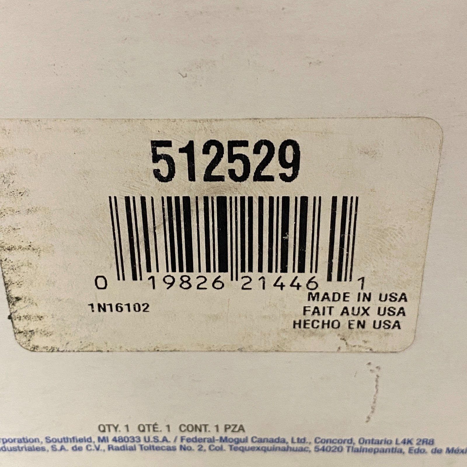 MOOG Wheel Hub & Bearing Assembly Rear FWD Volvo XC60 2010–2017 Model 512529