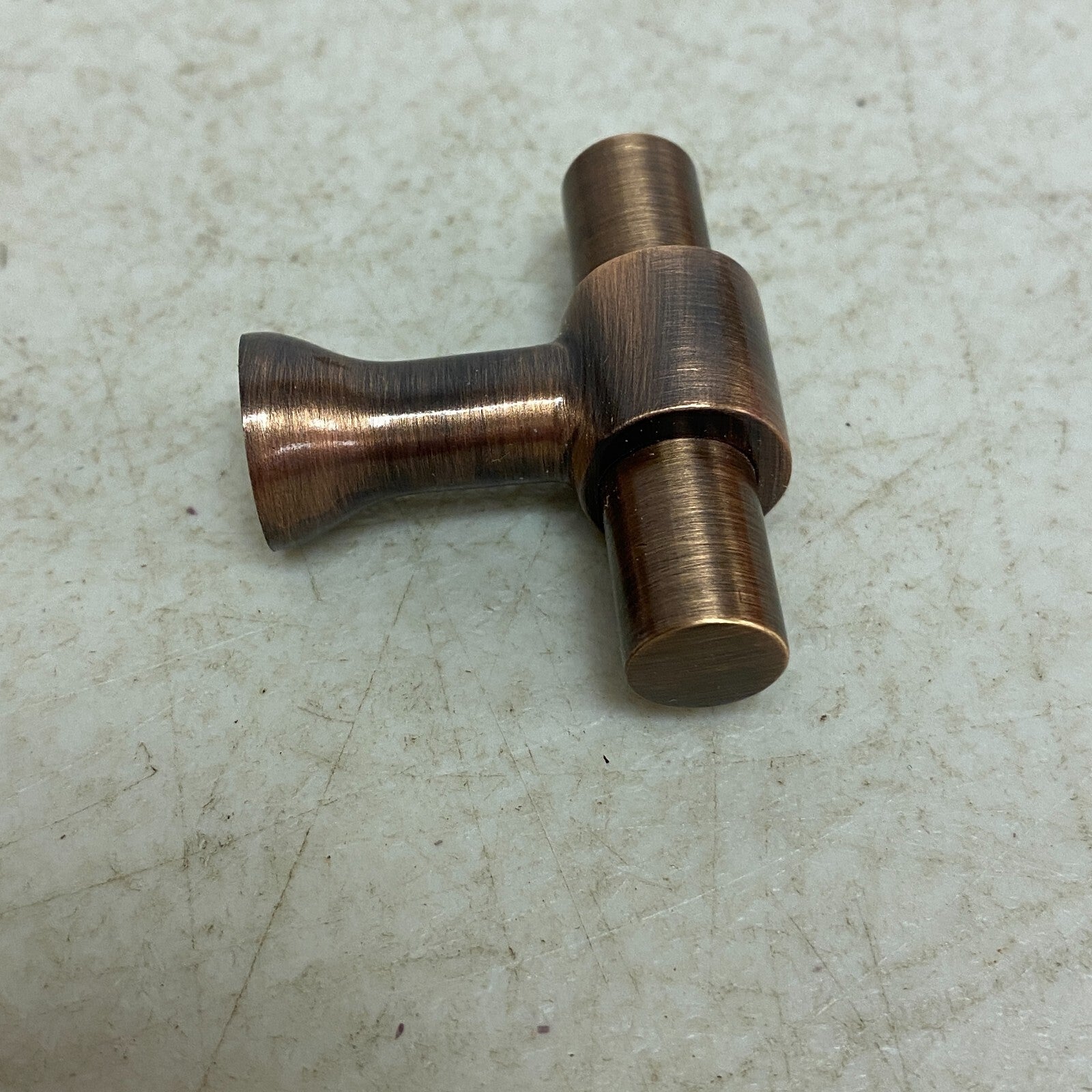 Signature Hardware 1-3/4" Strasbourg Brass T Knob - Antique Copper