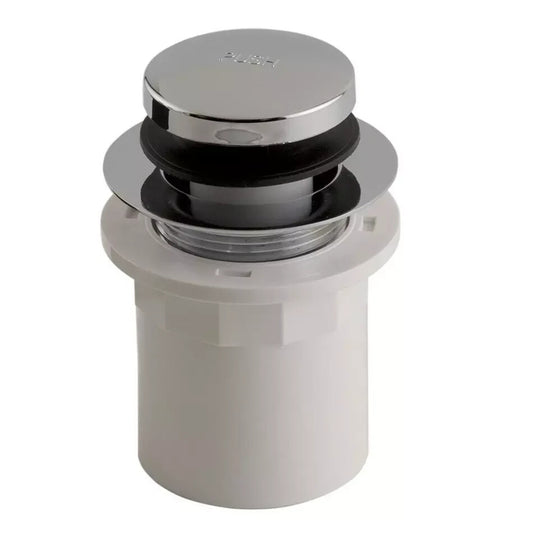 Signature Hardware POP UP STRAIGHT BATH DRAIN WITH 1-1/2" FLANGED PVC ADAPTER-C,