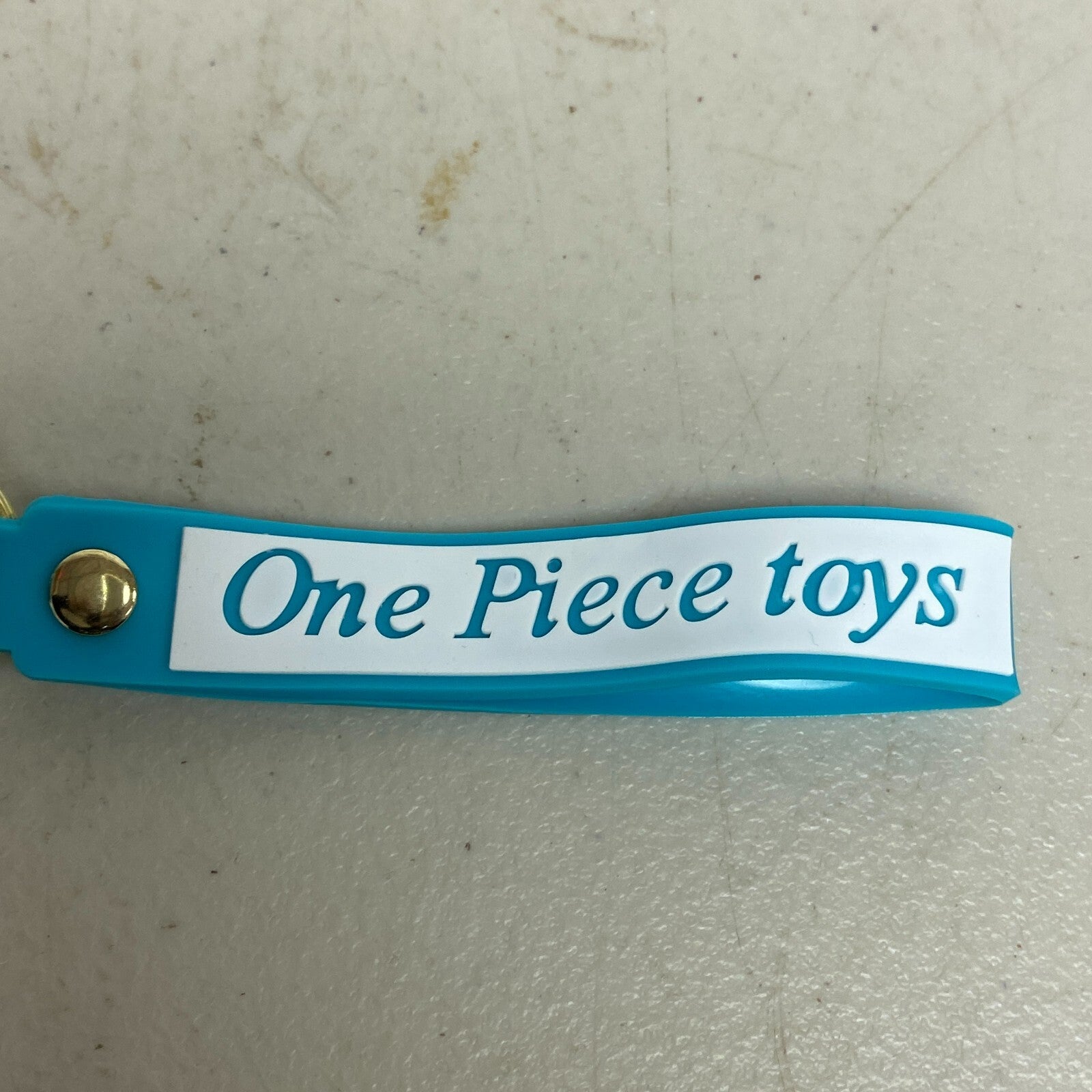 Assorted Silicone One Piece Keychain with Roronoa Zoro Accessory