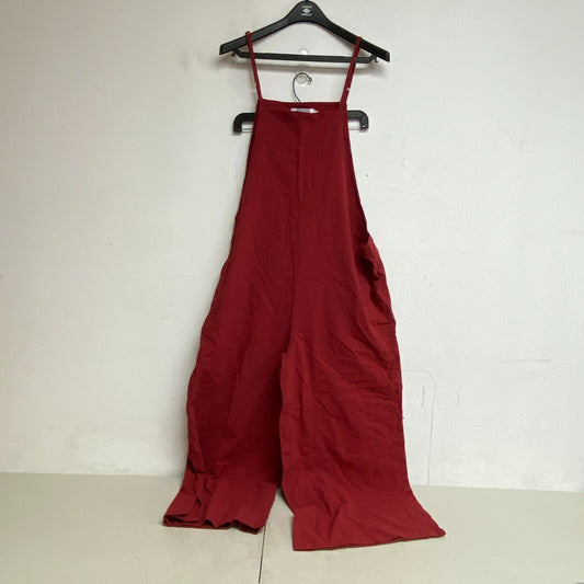 Aedvoouer Women's Jumpsuits Overalls Plus Size Wide Leg Loose Cotton size XXL