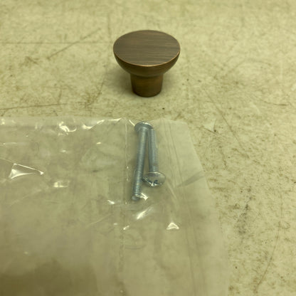 Signature Hardware 1-1/4" Gordes Solid Brass Round Cabinet Knob - Antique Copper