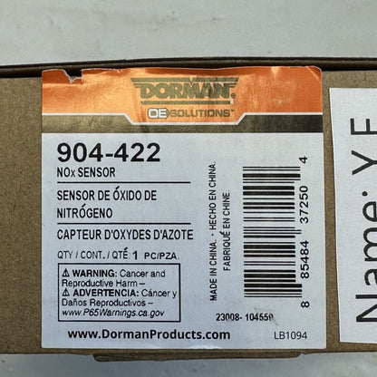 Dorman 904-422 NOx Sensor Module for Diesel Emissions Control Systems
