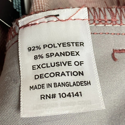 Walter Hagen Mens P11 Novelty Pocket Pant New Maroon/ White Htr Slim MGA35125VC