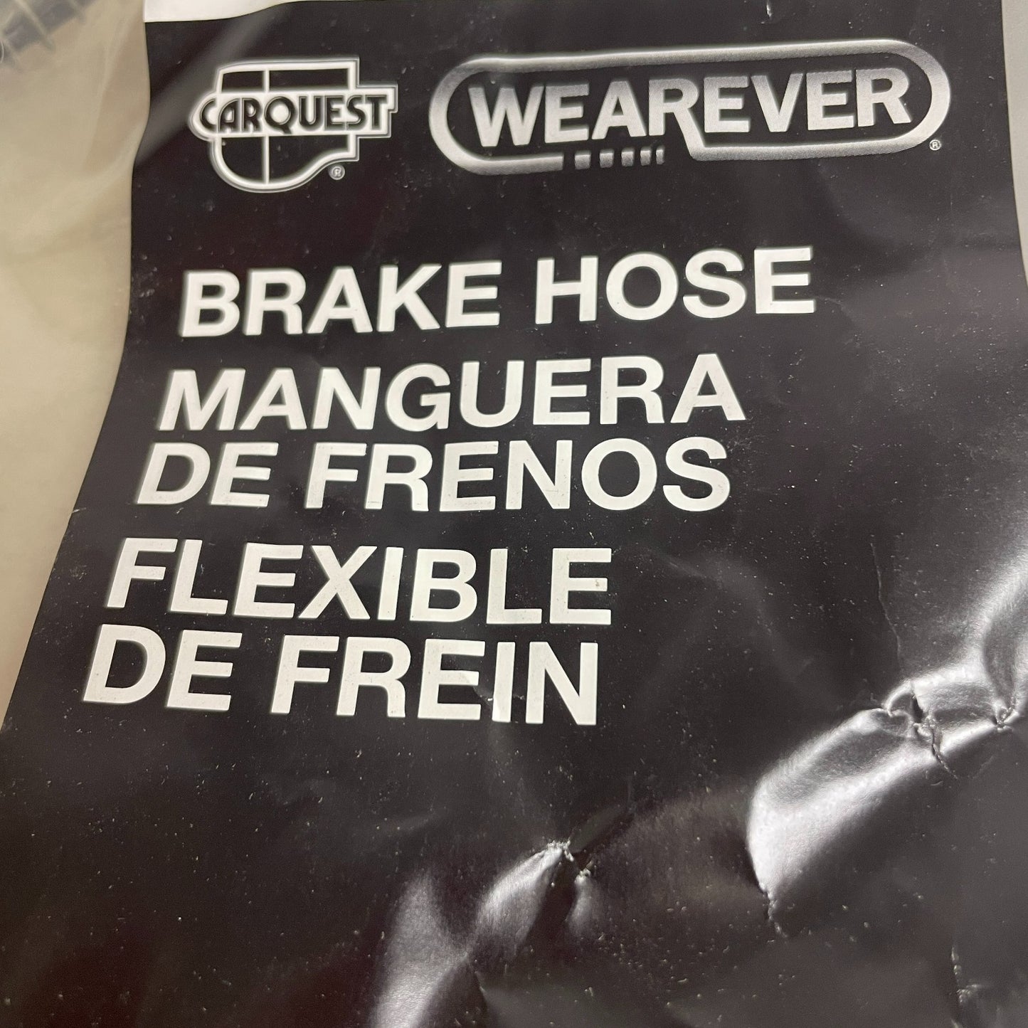 Carquest Wearever Premium Brake Hose Assembly Banjo Ends Black Rubber BHA139077