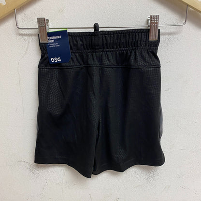 DSG Boys Training Short Pure Black Athletic Fit Solid Summer Stylish DAB12106