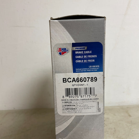 Carquest Wearever Parking Brake Cable BCA660789 Chevy Aveo/Aveo5 Suzuki Swift
